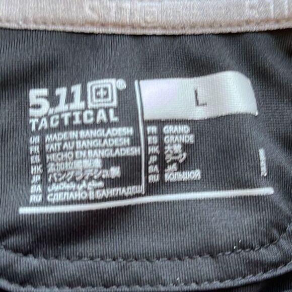 5.11 Tactical Series Performance Black Polo Mens L - Picture 2 of 11